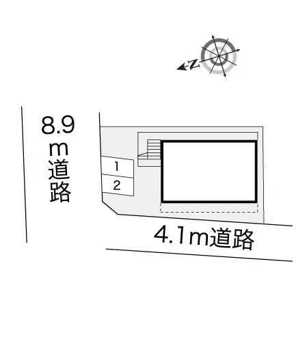 ★手数料０円★前橋市石倉町１丁目　月極駐車場（LP）